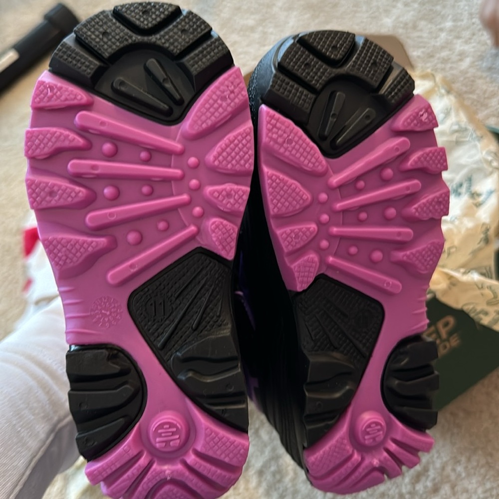 New Girls Purple Snow Boots